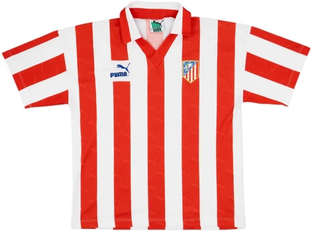 Puma Atlético Madrid Mens SS Home Shirt 1992/93