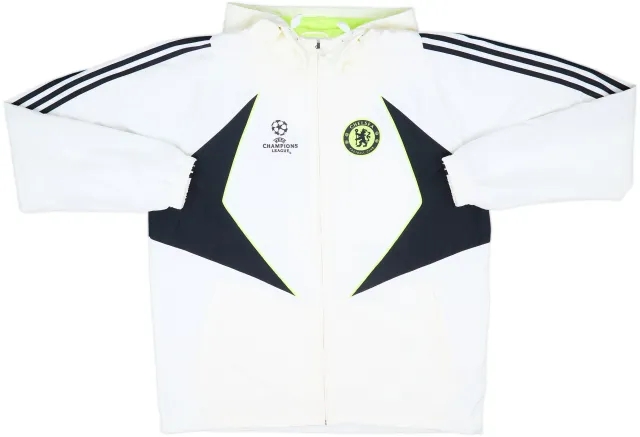 2007-08 Chelsea adidas CL Hooded Rain Jacket - 8/10 - (XL)