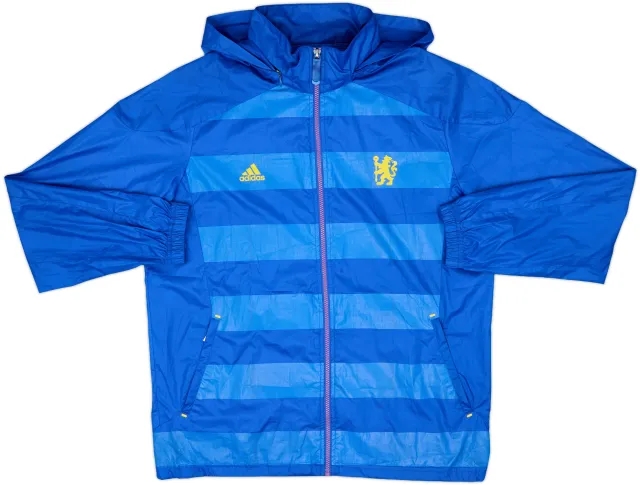 2011-12 Chelsea adidas Hooded Rain Jacket - 7/10 - (XXL)