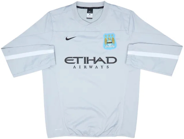 2013-14 Manchester City Nike Drill Top - 7/10 - (L)