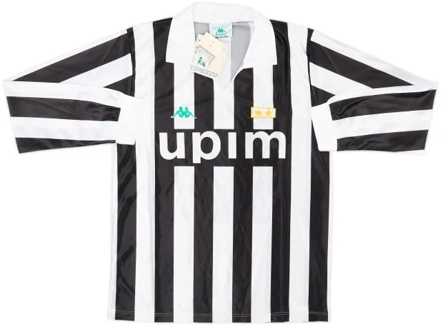 1991-92 Juventus Basic Home L/S Shirt (M)