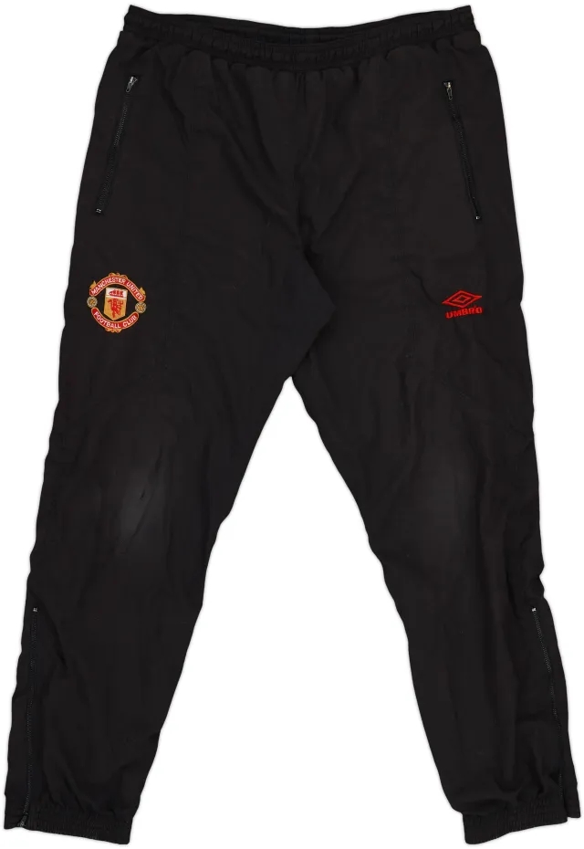 1992-94 Manchester United Umbro Track Pants/Bottoms - 5/10 - (M)