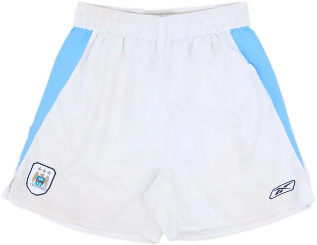 2004-05 Manchester City Home Shorts - 6/10 - (M)