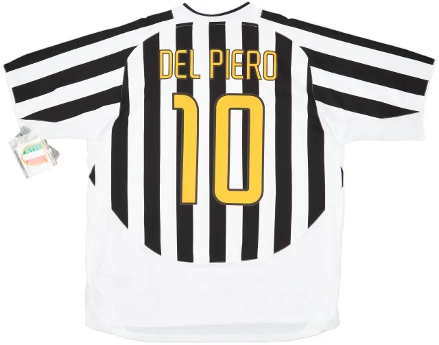 2003-04 Juventus Home Shirt Del Piero #10 (XXL)