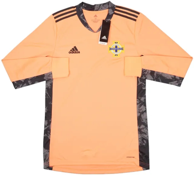 adidas Northern Ireland Mens LS Goalkeeper Home Shirt 2020