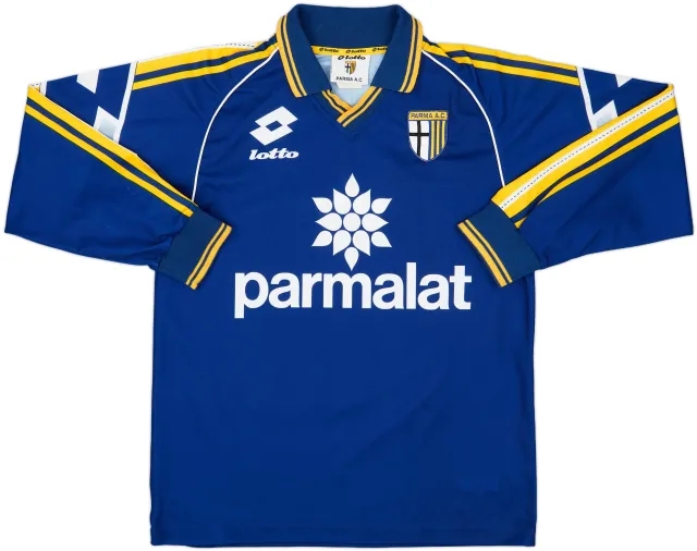 1998-99 Parma Player Issue Lotto Training L/S Shirt #229 - 8/10 - (S)