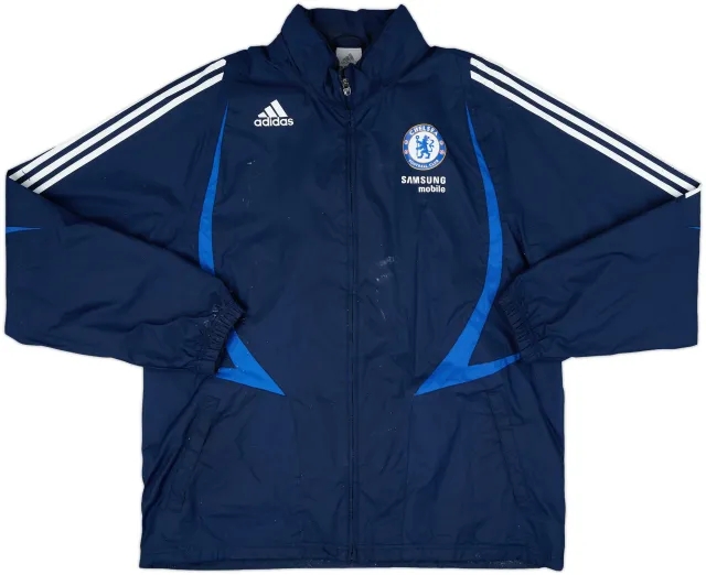 2007-08 Chelsea adidas Hooded Rain Jacket - 6/10 - (L/XL)