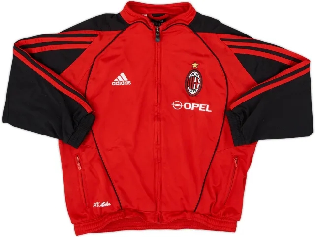 2005-06 AC Milan adidas Track Jacket - 8/10 - (7-8 Years)