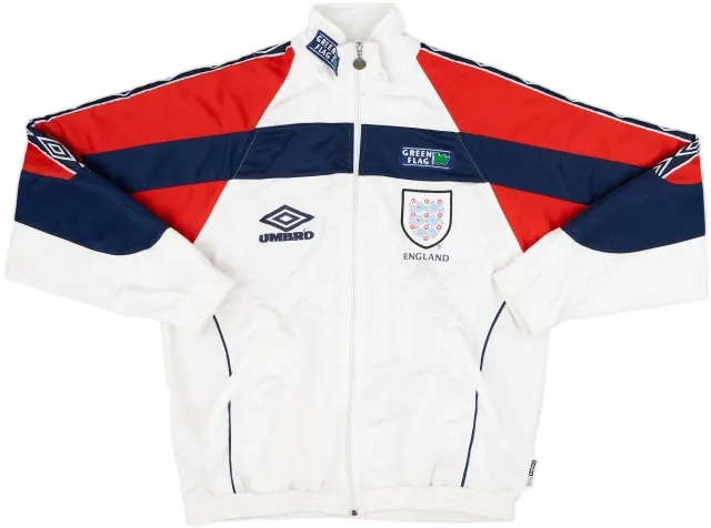 1998-99 England Umbro Track Jacket - 6/10 - (S)