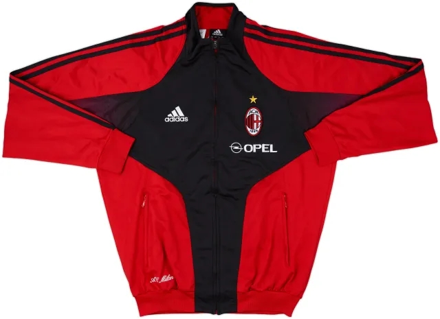 2004-05 AC Milan adidas Track Jacket - 6/10 - (M)