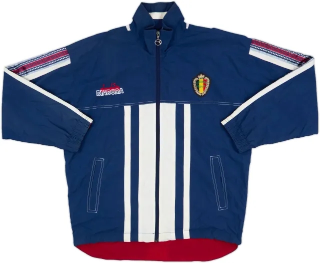 1994-95 Belgium Diadora Track Jacket - 8/10 - (M)
