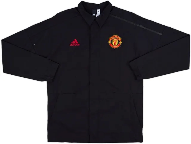 2018-19 Manchester United adidas Coach Jacket - 8/10 - (S)