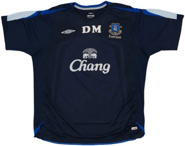 2005-06 Everton Staff Issue Umbro Training Shirt (David Moyes) - 6/10 - (XL)