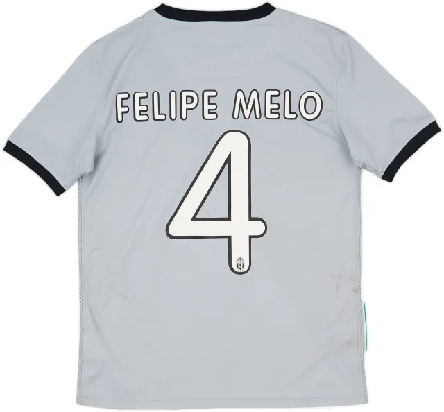 2009-10 Juventus Away Shirt Felipe Melo #4 - 7/10 - (XL.Boys)