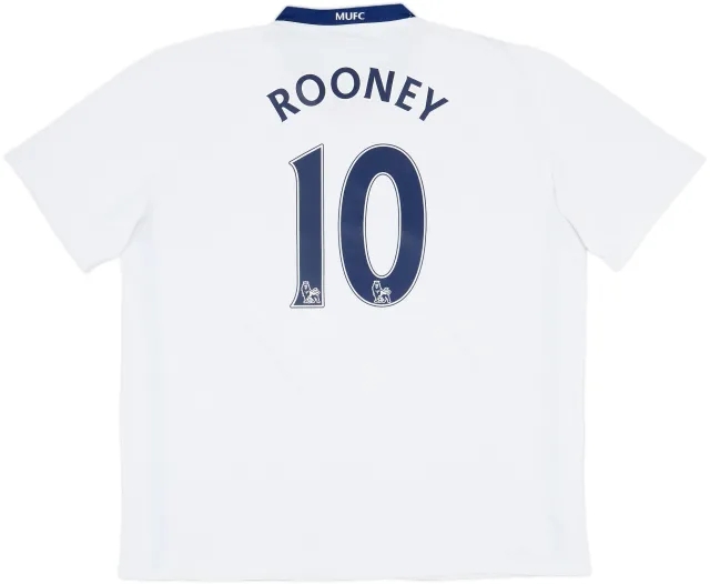 2008-10 Manchester United Away Shirt Rooney #10 - 9/10 - (XXL)