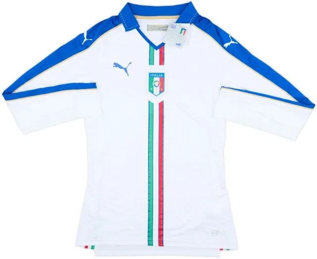 2016-17 Italy Player Issue Away L/S Shirt (L)