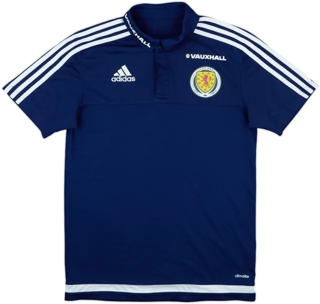 2015-16 Scotland adidas Polo Shirt - 8/10 - (S)