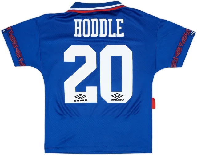 1993-94 Chelsea Home Shirt Hoddle #20 - 7/10 - (S)