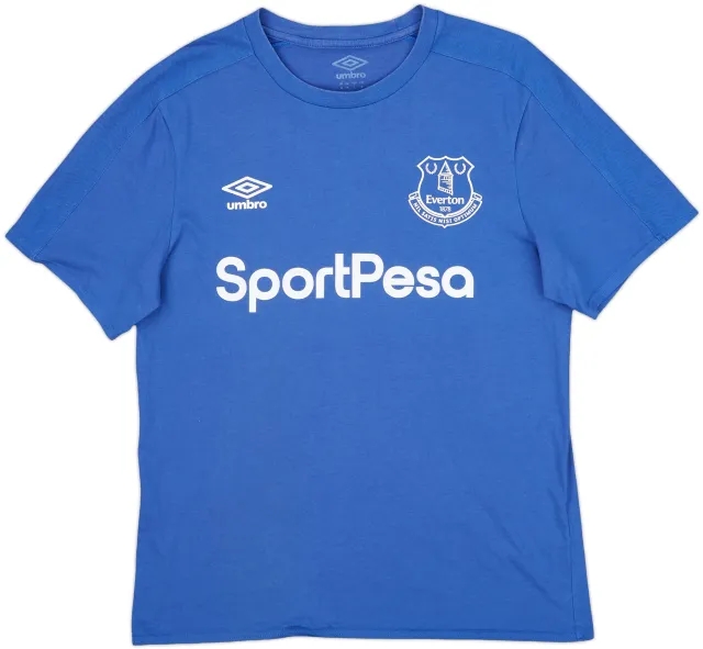 2017-18 Everton Umbro Cotton Tee - 8/10 - (M)