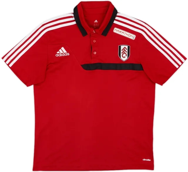 2013-14 Fulham adidas Polo Shirt - 8/10 - (M)
