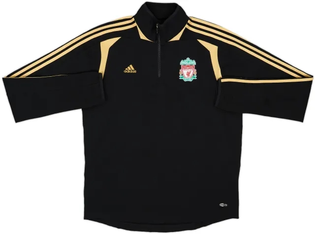 2008-09 Liverpool adidas 1/4 Zip Training Top - 8/10 - (L)