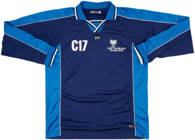 2001-02 Go Ahead Eagles Hummel Player Issue Training L/S Shirt C17 - 9/10 - (M/L)