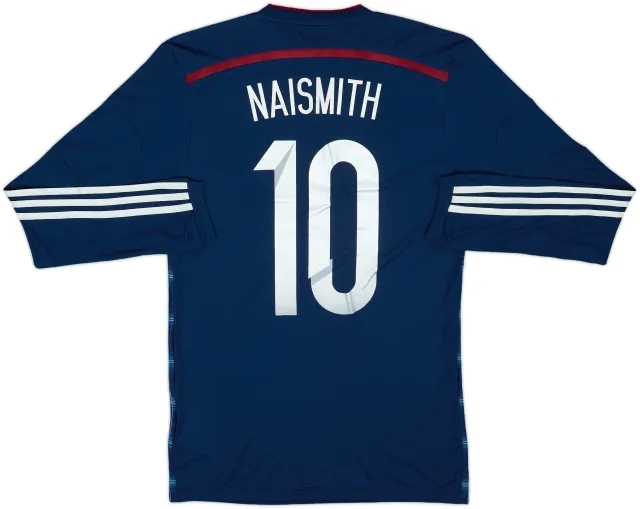 adidas Scotland Mens LS Player Issue Home Shirt 2014
