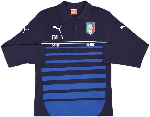 2014-15 Italy Puma Polo L/S Shirt (S)