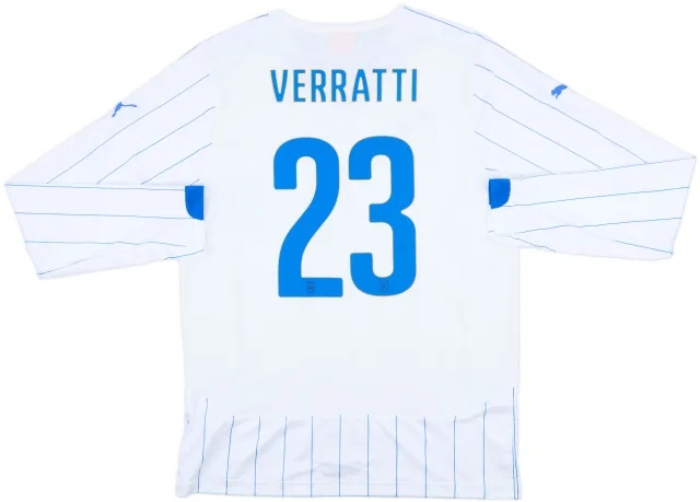 2014-15 Italy Away L/S Shirt Verratti #23 (XL)