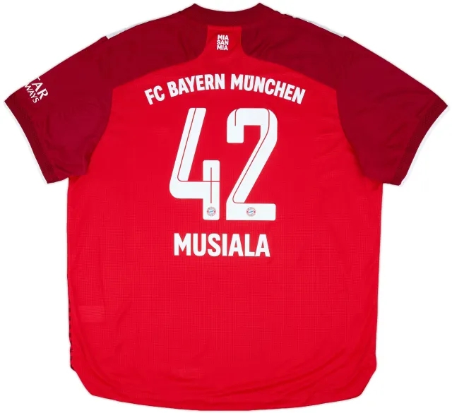 adidas Bayern Munich Mens SS Player Issue Home Shirt 2021/22
