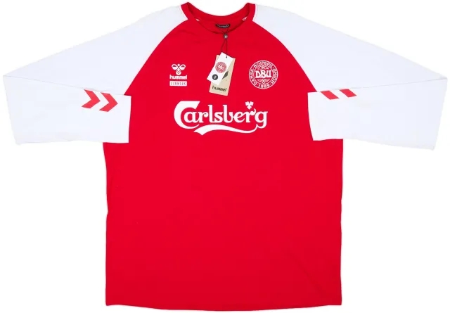 Hummel Denmark Mens LS Home Shirt 2022