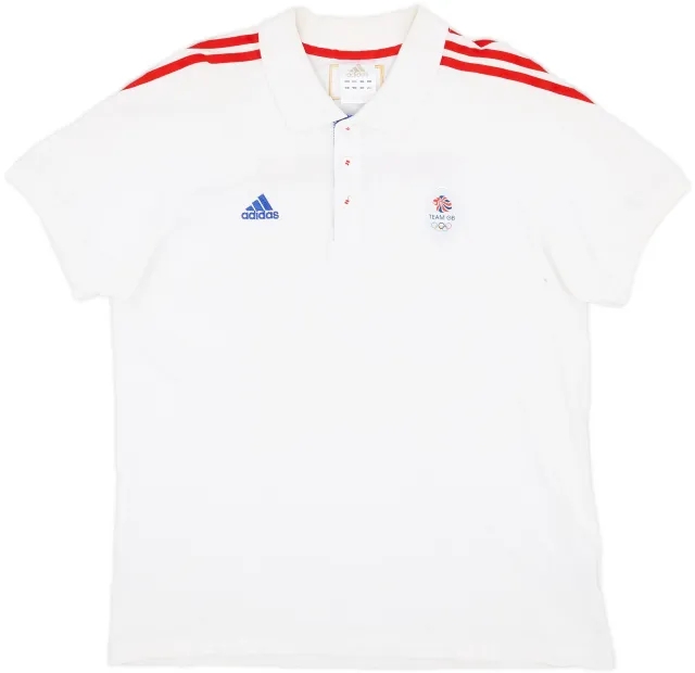 2012 Team GB Olympic adidas Polo Shirt - 7/10 - (L)