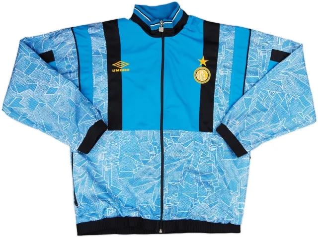 1995-96 Inter Milan Umbro Track Jacket - 10/10 - (L)