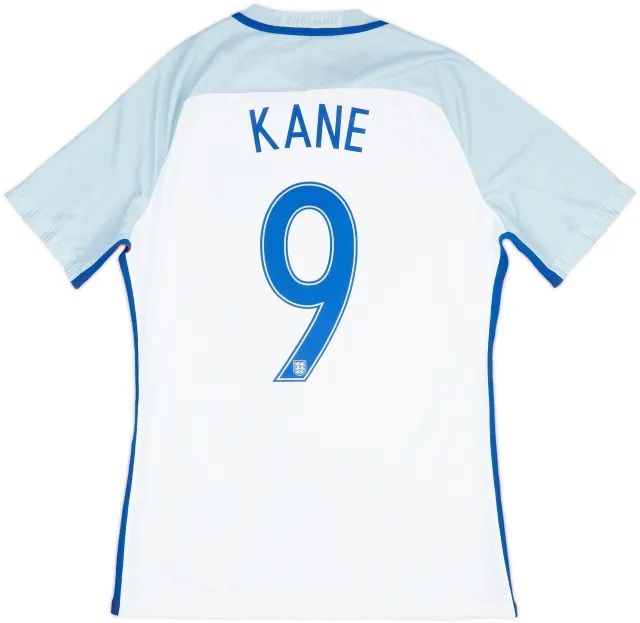 2016-17 England Authentic Home Shirt Kane #9 (L)