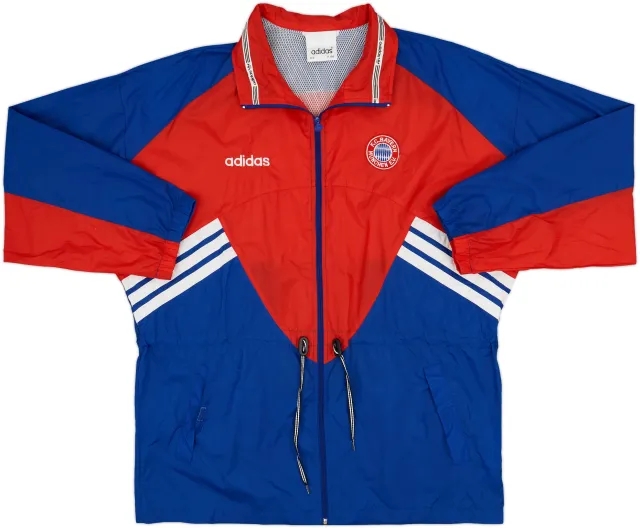 1995-96 Bayern Munich adidas Rain Jacket - 10/10 - (XXL)