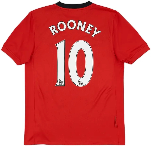 2009-10 Manchester United Home Shirt Rooney #10 - 6/10 - (S)