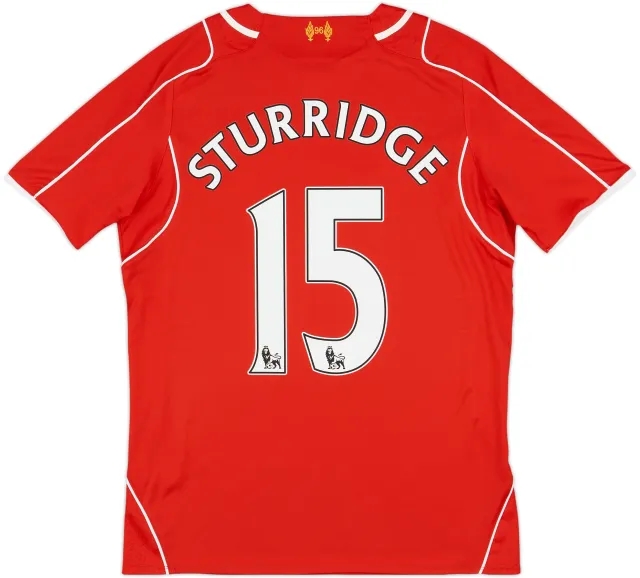 2014-15 Liverpool Home Shirt Sturridge #15 - 6/10 - (S)
