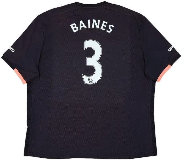 2016-17 Everton Away Shirt Baines #3 - 9/10 - (3XL)