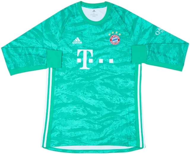 adidas Bayern Munich Mens LS Goalkeeper Home Shirt 2019/20