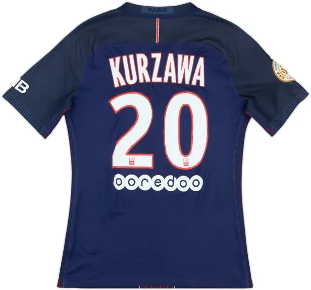 2016-17 Paris Saint-Germain Match Issue Home Shirt Kurzawa #20
