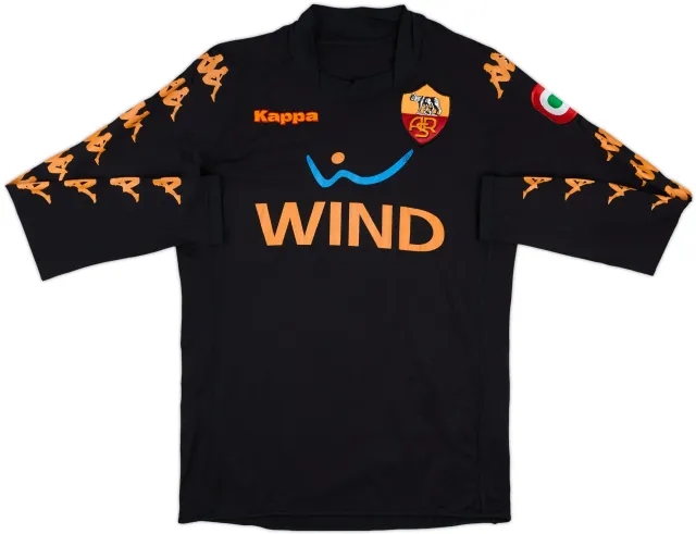 2008-09 Roma Match Issue Third L/S Shirt #32