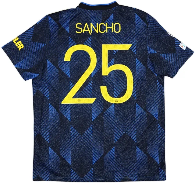 2021-22 Manchester United Third Shirt Sancho #25 - 10/10 - (XL)