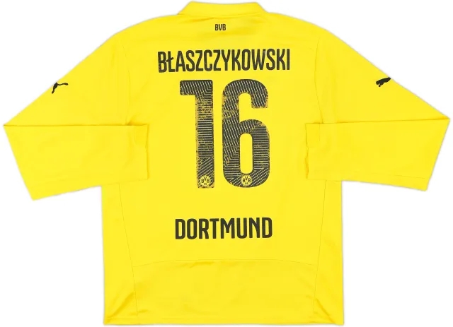 2014-15 Dortmund CL Home L/S Shirt Blaszczykowski #16 - 5/10 - (L)