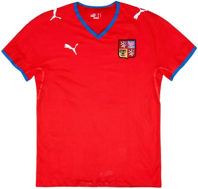 2008-09 Czech Republic Player Issue Home Shirt - 10/10 - (L)