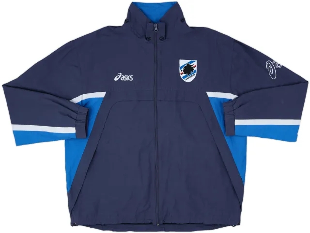 2002-03 Sampdoria Asics Track Jacket - 8/10 - (L)