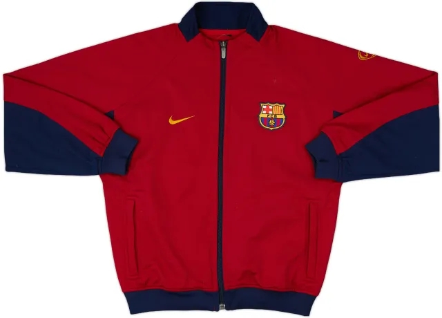 2003-04 Barcelona Nike Track Jacket - 8/10 - (L.Boys)