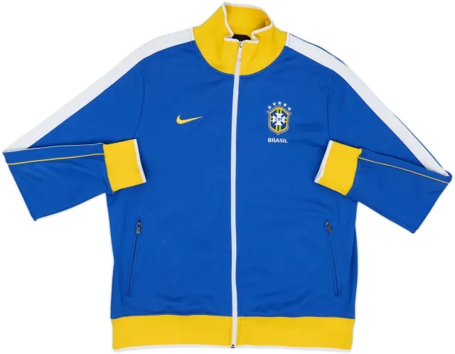 2010-11 Brazil Nike Track Jacket - 8/10 - (XL)