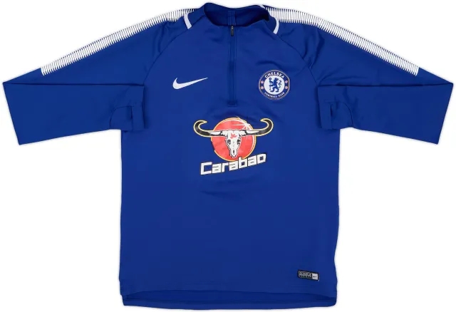 2017-18 Chelsea Nike 1/4 Zip Drill Top - 5/10 - (S)