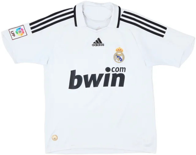 2008-09 Real Madrid Home Shirt - 5/10 - (XL.Boys)