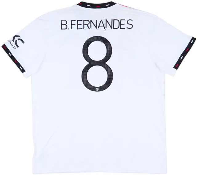 2022-23 Manchester United Away Shirt B.Fernandes #8 - 10/10 - (XXL)